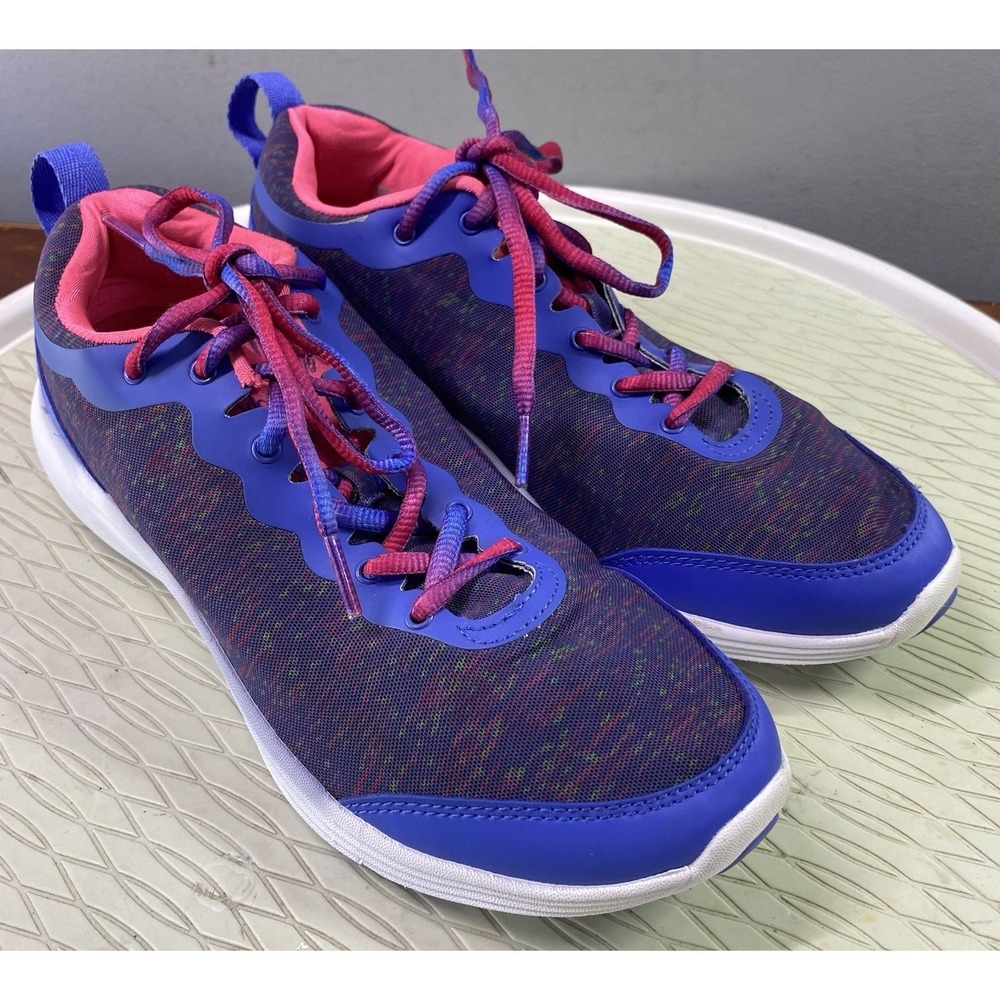 Vionic AGILE FYN Women's Athletic Shoes Cobalt Blue/Pink Walking Sneakers 8